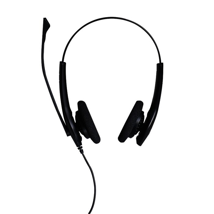 Jabra Biz 1500 Duo, auricular profesional con cancelación de ruido, ideal para contact center con conexión QD (1519-0157)