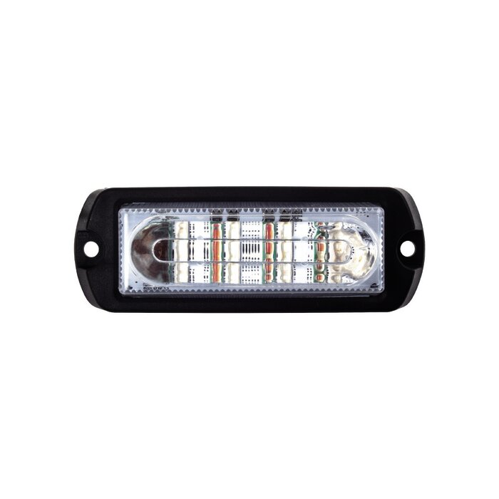 Luz Auxiliar Ultra Brillante X13 de 4 LEDs, Color Azul, con mica transparente