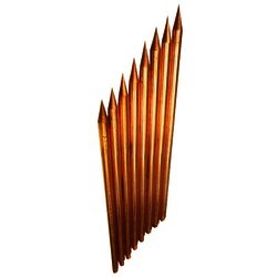 Varilla de Acero con Recubrimiento de Cobre Diámetro 1/2" de 1 m de Largo (1 Pieza).