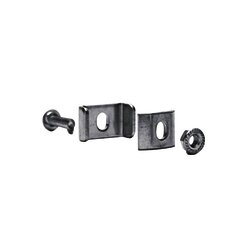 Kit 1 para unir tramos de charolas, con acabado Electro Zinc