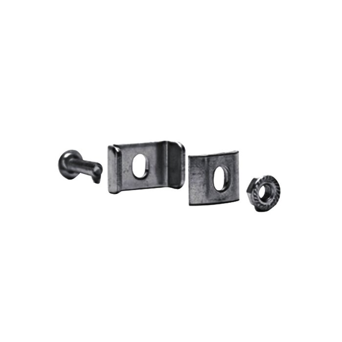 Kit 1 para unir tramos de charolas, con acabado Electro Zinc