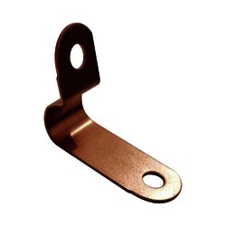 Abrazadera de Cobre para Sujeción de Bajada en Pared