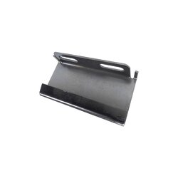 Placa salida a tubo automática para peralte de 66mm y 116mm, con acabado Electro Zinc