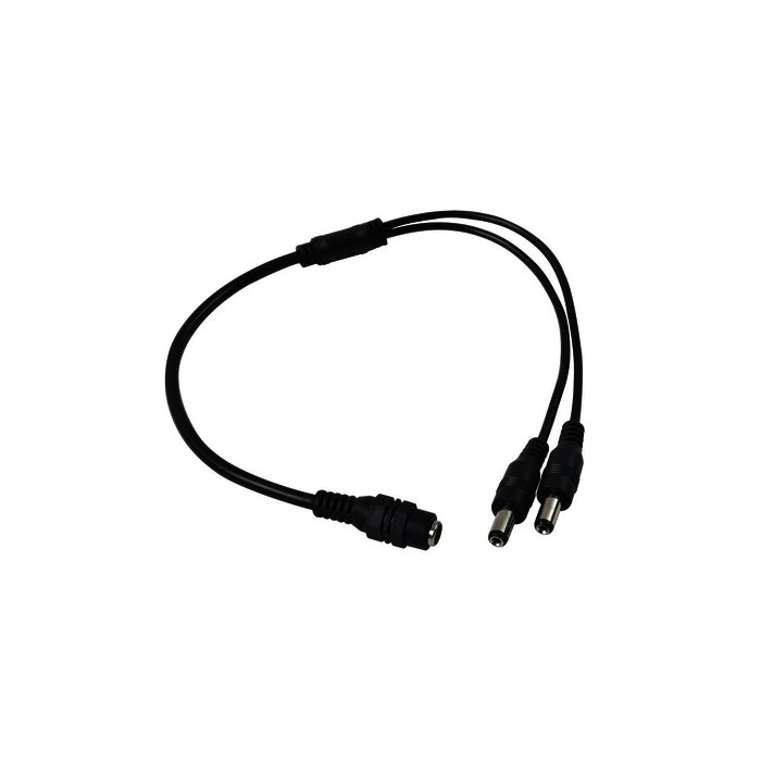 Cable con conector Jack hembra 3.5 mm con 2 salidas de Jack macho