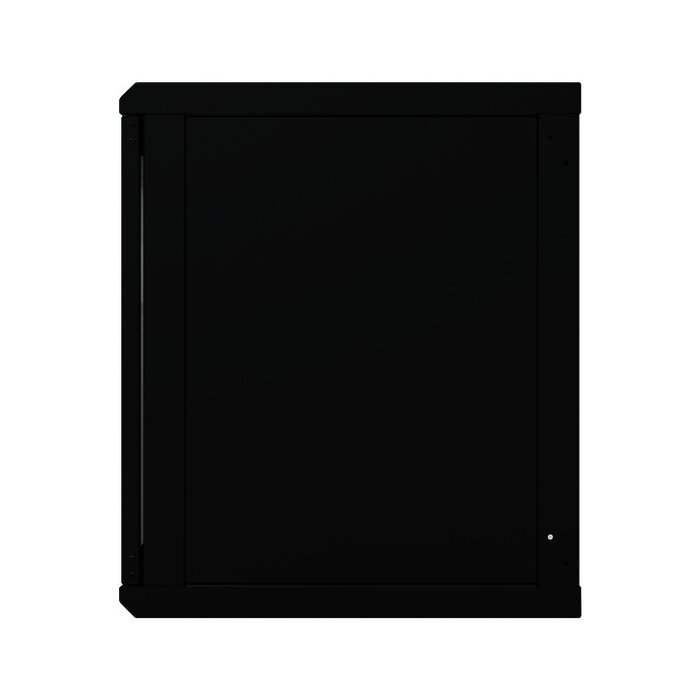 Gabinete para Montaje en Pared, Puerta de Cristal Templado, Cuerpo Fijo con Rack 19" de 12 Unidades