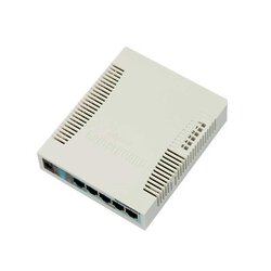 Switch Mikrotik 5 puertos Gigabit Ethernet y 1 SFP