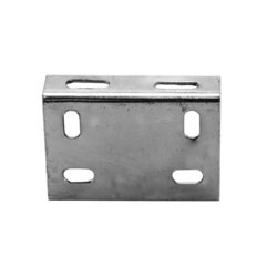 Placa Salida a Tubo, con acabado Electro Zinc