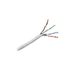 Bobina de Cable UTP 305 m. de Cobre, NetKey, Gris Claro, Categoría 5e (24 AWG), PVC (CM), de 4 pares