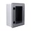 Gabinete de Poliéster IP66 Puerta Transparente, Uso en Intemperie (400 x 500 x 200 mm) con Placa Trasera Interior (Incluye Chapa y Llave).