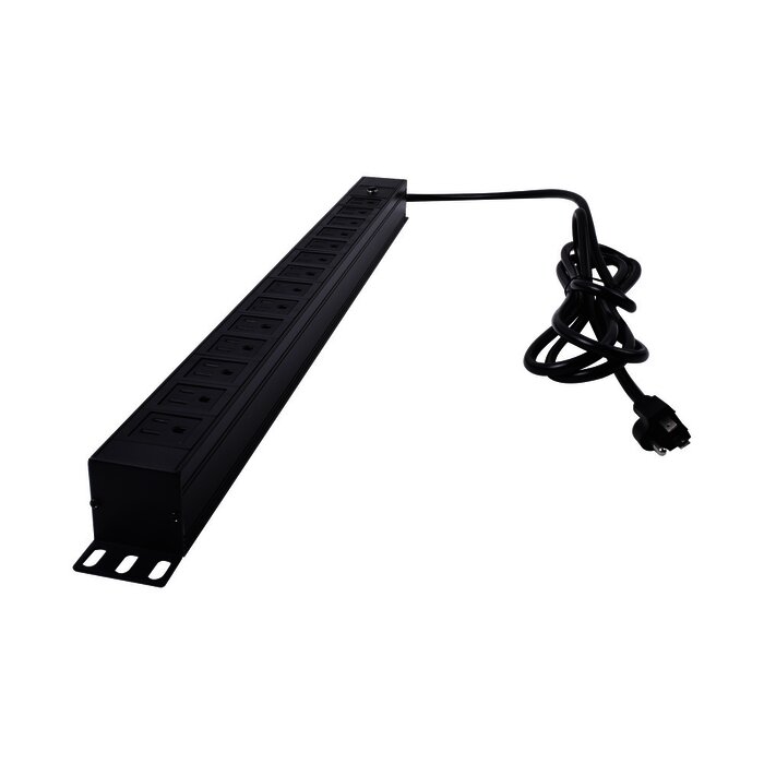 PDU barra multicontactos Vertical con 14 salidas 125V/15A, contactos tipo NEMA