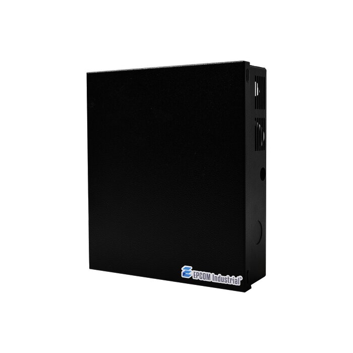 Fuente de poder profesional CCTV de 12-13.2 Vdc @5A, 4 cámaras, volt. de entrada: 100-240 Vca (Fusibles Administrables)