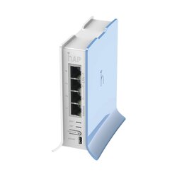 (hAP lite) 4 Puertos Fast Ethernet, Wi-Fi 2.4 GHz 802.11 b/g/n y base tipo Torre