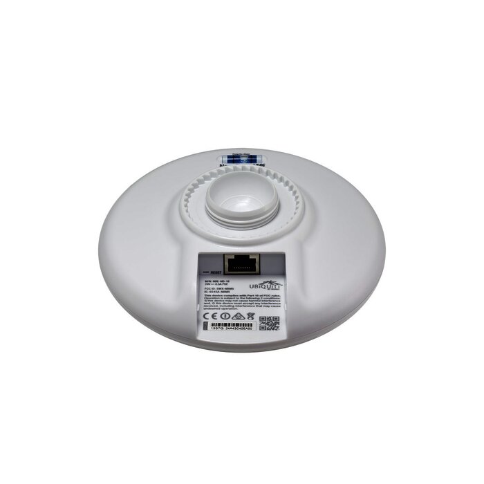 NanoBeam airMAX M5 CPE, hasta 150 Mbps, 5 GHz (5150 - 5875 MHz) con antena integrada de 16 dBi