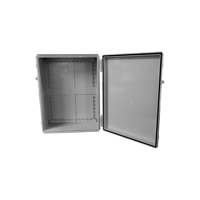 Gabinete Plástico para Exterior (IP65) de 350 x 460 x 165 mm Cierre por Broche.