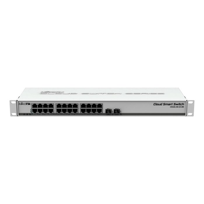 Cloud Smart Switch, 24 puertos Gigabit, 2 puertos SFP+ SwitchOS
