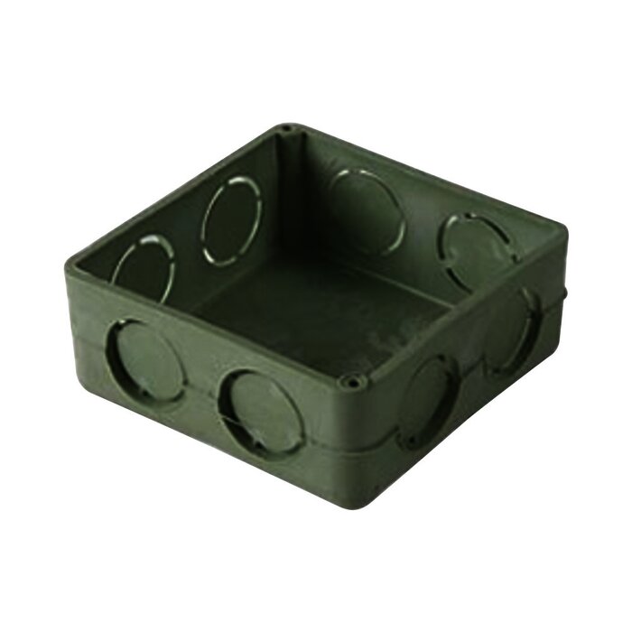 Caja cuadrada de 1 para instalaciones con tuberia PVC Conduit pesado