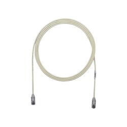 Cable de Parcheo TX6, UTP Cat6, Diámetro Reducido (28AWG), Color Blanco Mate, 10ft