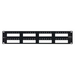 Patch Panel MAX Modular, de 48 Puertos, Plano, 2UR