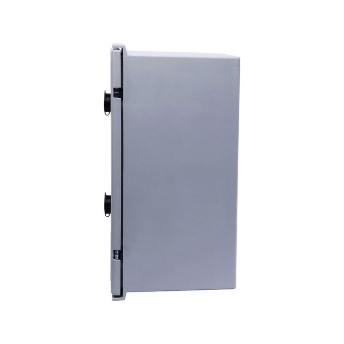 Gabinete de Poliéster IP66 Uso en Intemperie (300 x 400 x 200 mm) con Placa Trasera Interior (Incluye Chapa y Llave).