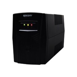 UPS de 600VA/360W / Topología Línea Interactiva / Entrada y Salida 120 Vca / Regulador de Voltaje AVR 80-150 Vca / Clavija NEMA 5-15P / 4 Tomas NEMA 5-15R