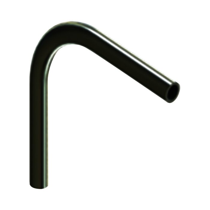 Codo de 90° de 1 1/2" (38mm) pared delgada galvanizado etiqueta verde