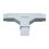 Sección en "T" color blanco de PVC auto extinguible, para canaleta TMK1720 (5240-02001)