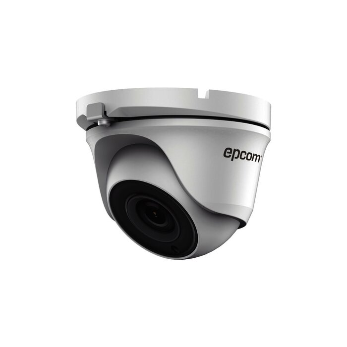 Turret TurboHD 4 Megapíxeles / Gran Angular 100° de visión / Lente 2.8 mm / Exterior IP66 / IR EXIR 20 mts / TVI-AHD-CVI-CVBS