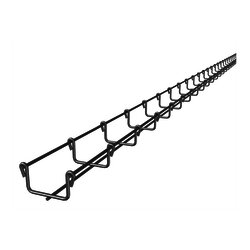 Charola tipo malla 33/50 mm, con acabado Electro Zinc, hasta 26 cables Cat6, tramo 3 m