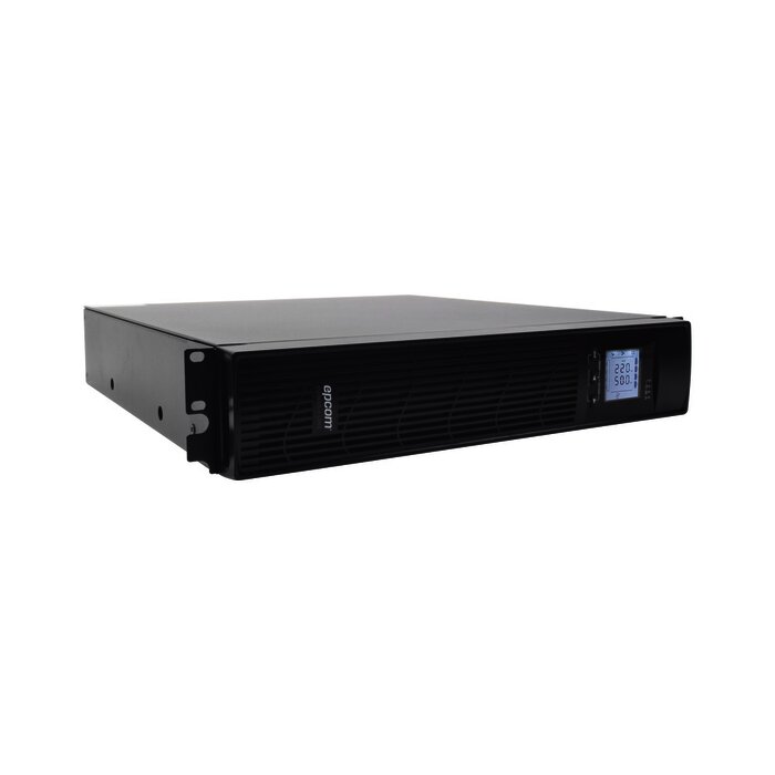 UPS de 1000VA/900W / Topología On-Line Doble Conversión / Entrada y Salida de 120 Vca / Clavija de Entrada NEMA 5-15P / Pantalla LCD Configurable /Formato Rack/Torre