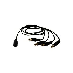 Cable con conector jack hembra 3.5 mm con 4 salidas de jack macho