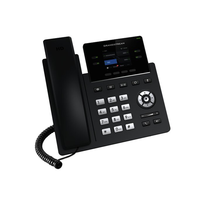Teléfono IP de 2 líneas para alta demanda con Grado Operador