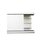 Canaleta con tapa en color blanco de PVC auto extinguible 100 x 52 x 2500mm (5501-01250)