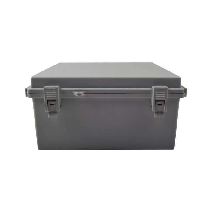 Gabinete Plástico para Exterior (IP65) de 285 x 285 x 155 mm Cierre por Broche.