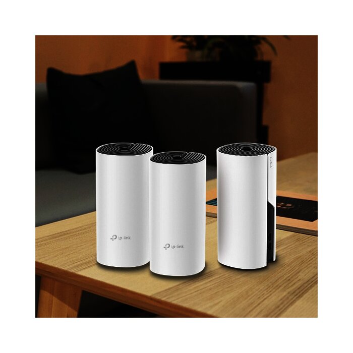 Router inalámbrico mesh para hogar, doble banda AC, doble puerto Gigabit, 2 antenas internas con seguridad.