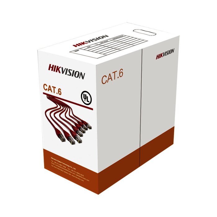 Bobina de Cables UTP 305 mts / Cat6 / 23 AWG / CM / PVC / 100% Cobre / Uso en Interior