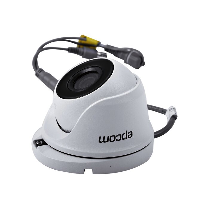 Eyeball TURBOHD 720p / METALICA / Gran Angular 92° / Lente 2.8 mm / IR Inteligente 20 mts / Exterior IP66 / TVI-AHD-CVI-CVBS / dWDR