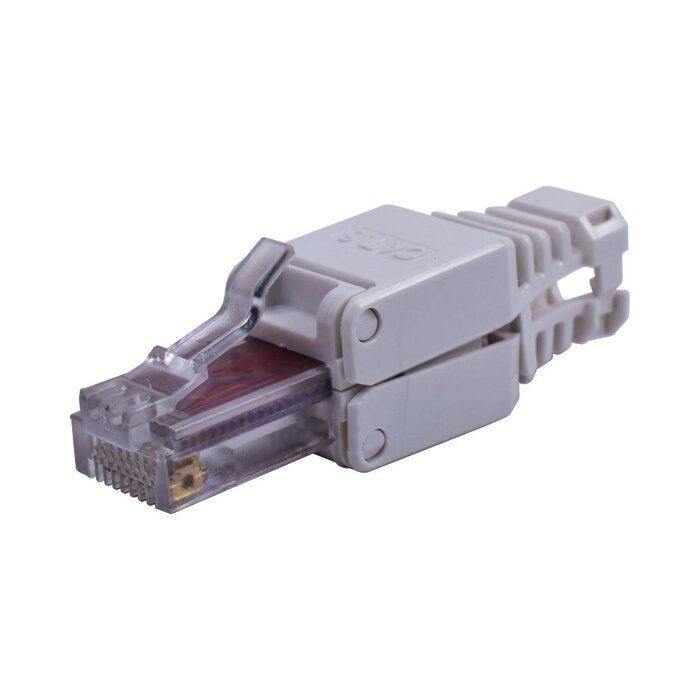 Conector de red RJ45 para cable CAT6 SIN USO DE HERRAMIENTAS