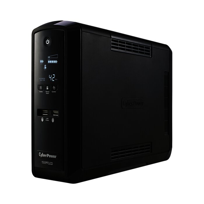 UPS de 1500 VA/900 W, Topología Línea Interactiva, Entrada 120 Vca NEMA 5-15P, Onda Senoidal Pura, Tipo Torre, Con 10 Tomas NEMA 5-15R