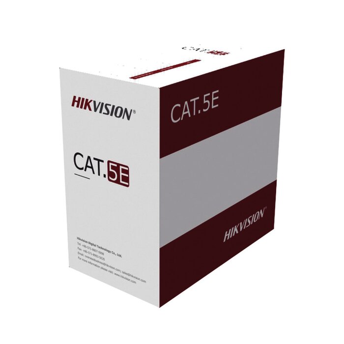 Bobina de Cable UTP 305 mts / Cat 5E / CCA / 24 AWG / PVC / Uso en Interior