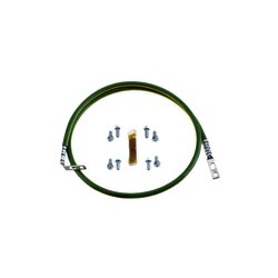 Jumper Para Aterrizar Equipos en Racks o Gabinetes, 10 AWG, con Terminal Doblada a 90 Grados, 0.61m de Largo