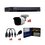 KIT TurboHD 1080p / DVR 8 Canales / 8 Cámaras Bala (exterior 2.8 mm) / Transceptores / Conectores / Fuente de Poder Profesional hasta 15 Vcd para Larga Distancia