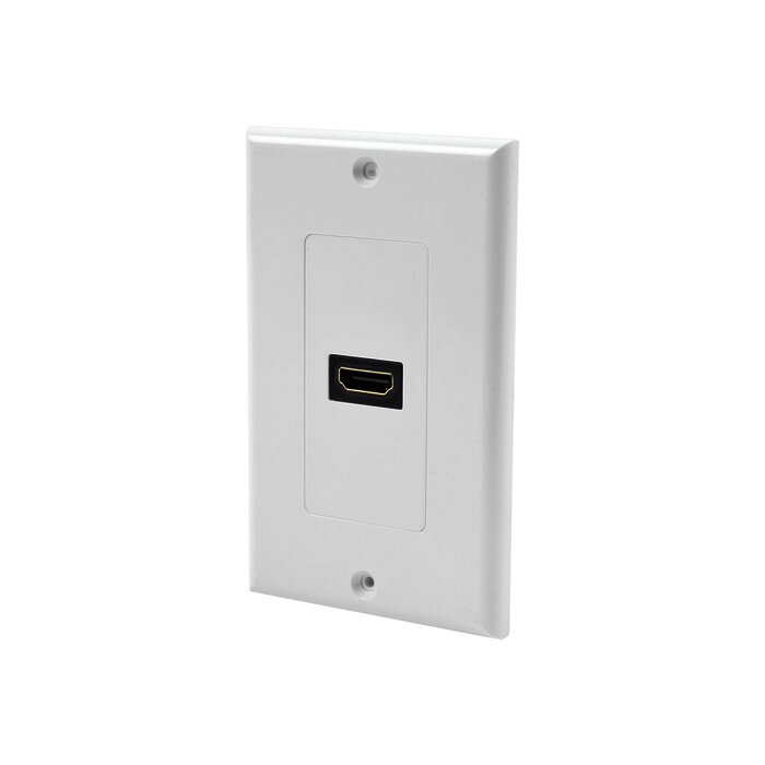 Placa de pared 1 puerto HDMI hembra a hembra