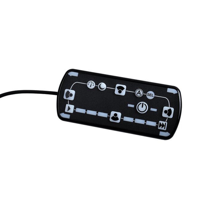 Barra de luces Vantage Ultra Brillante con 64 poderosos LEDs última generación, color Rojo/Azul y Barra de Control de Trafico