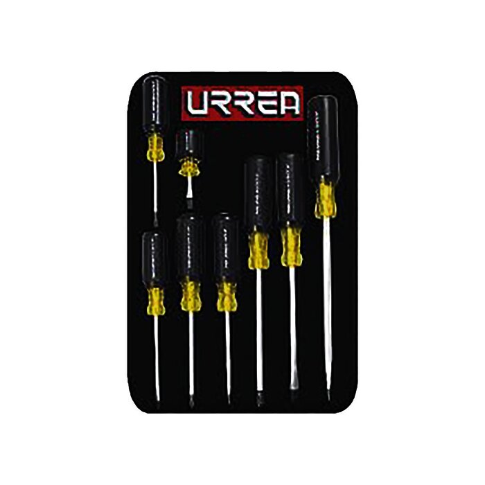 Juego de 8 destornilladores cushion grip combinado