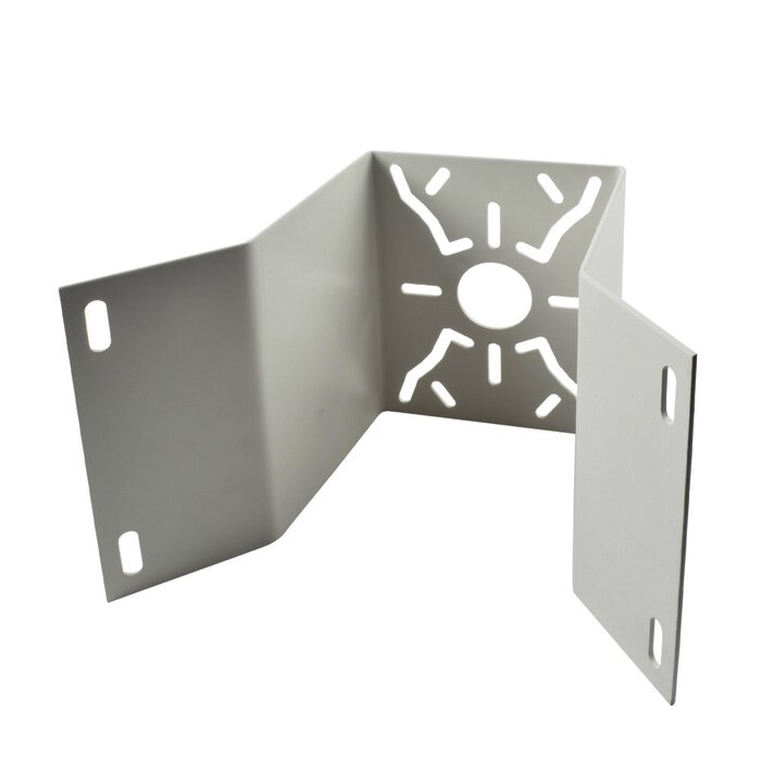 Montaje para instalación de cámaras en esquina