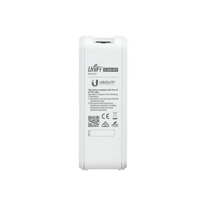 Controlador Cloud Key para gestionar 50 equipos UniFi desde la nube, servidor hotspot, alertas a correo, actualizaciones masivas, etc. 802.3af