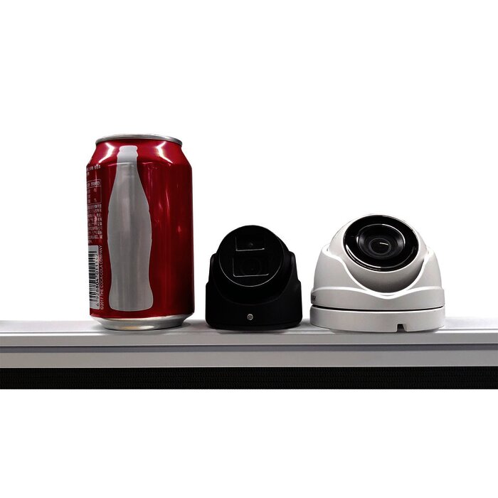 Ultra Mini Turret TURBO 1080p / Gran Angular / Lente 2.8 mm / 20 mts IR EXIR / Exterior IP67 / 4 Tecnologías (TVI / AHD / CVBS) / dWDR