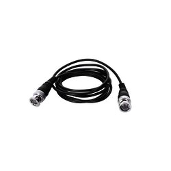 Cable Coaxial armado con conector BNC y longitud de 1.5m, Optimizado para HD ( TurboHD, HD-SDI, AHD )