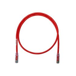 Cable de parcheo UTP Categoría 6, con plug modular en cada extremo - 3 m. - Rojo