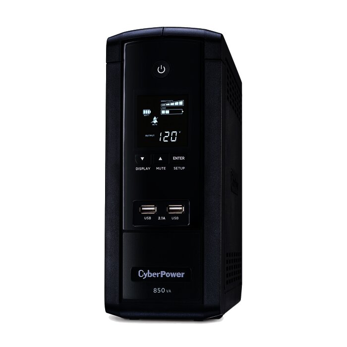 UPS de 850 VA/510 W, Topología Línea Interactiva, Entrada 120 Vca NEMA 5-15P, Tipo Torre, Con 10 Tomas NEMA 5-15R, 5 años de garantía